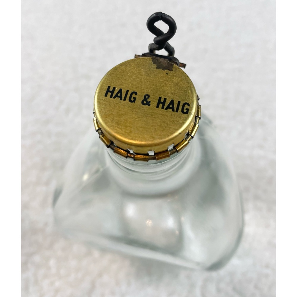 (VTG) HAIG & HAIG • Pinch Antique Scottish Whiskey Bottle w/ Original Cap - Picture 10 of 13